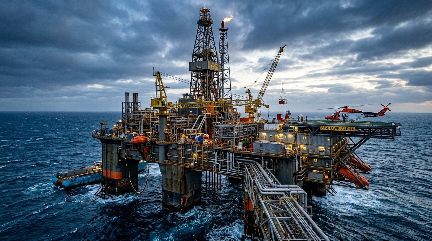 Offshore oil and gas platform